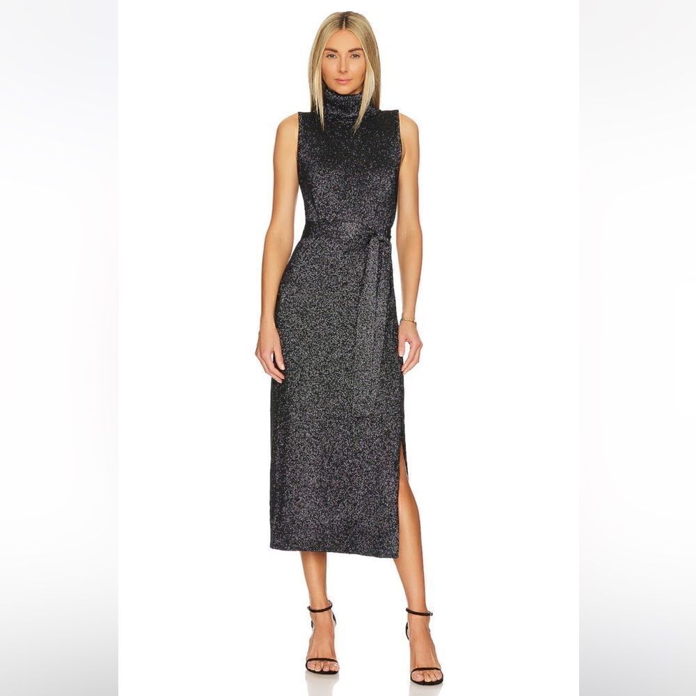 Zoelle Dress in Black & Gunmetal
PAIGE
